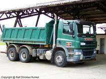 DAF CF 85.510 Kipplaster mit Meiller-Kipper - fotografiert am 22.04.2009 im Land Brandenburg - Copyright @ Ralf Christian Kunkel