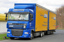 DAF XF 105.460 Euro5 der  Spedition Ludwig , abgestellt in Bad Mnstereifel - 05.04.2010