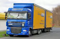 DAF XF 105.460 Euro5 der  Spedition Ludwig , abgestellt in Bad M�nstereifel - 05.04.2010