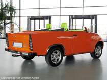 AWZ Trabant 601 Speedster mit dem Design von Colani Heckansicht - Sachsenring, Baujahr 2002 - fotografiert zur Automobil Dresden am 24.02.2006 - Copyright @ Ralf Christian Kunkel 