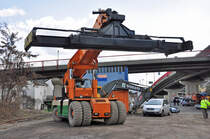 Container Hebe- und Tansportfahrzeug - Brohl 02.04.2010