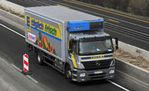 Mercedes Axor, Khlkoffer  EDEKA , A 61 bei Heimerzheim - 14.04.2010