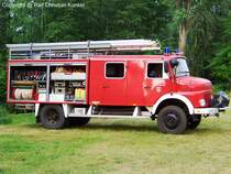 Lschgruppenfahrzeug LF 16-TS (Lentner) auf Mercedes-Benz LAF 1113 B/42 (Baujahr 1990) der Freiwilligen Feuerwehr Lbben, Lschzug Neuendorf (Florian Spreewald 01/45-02) - fotografiert am 01.06.2008 zum Kinderfest der Stadt Lbben - Copyright @ Ralf Christian Kunkel