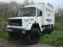 Magirus Deutz, die Firma war zeitweise der zweitgr��te Hersteller von Nutzfahrzeugen in Deutschland,
Eckhauber, Bj.ab 1971, luftgek�hlter Diesel, Allradantrieb,
April 2010
