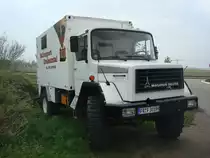 Magirus-Deutz,
Eckhauber der 3.Generation wurde ab 1971 gebaut,
gesehen im Breisgau April 2010,

