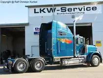 Freightliner ich vermute eine FLD Sattelzugmaschine - fotografiert am 20.06.2005 in Cottbus - Copyright @ Ralf Christian Kunkel