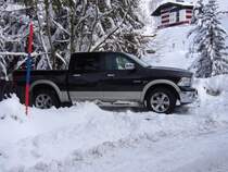 Dodge Ram King Cab 5.7 litre Baujahr 2009 am 02.04.2010 am Krntner Nassfeld