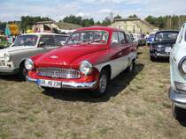 Dieser Wartburg Camping wurde in liebevoller Arbeit wieder hergerichtet, aufgenommen am 24.04.2010