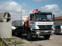 Mercedes-Kipper am 23.April 2010 in Bergen/Rgen.