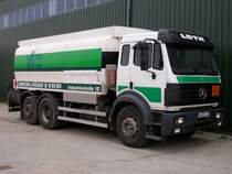 Mercedes-LKW am 20.April 2010 in Bergen/Rgen.