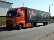 VOLVO-Sattelzug am 07.April 2010 im Industriegelnde von Bergen/Rgen.