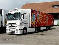 Mercedes Actros Sattelschlepper in Ins am 04.04.2010