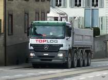 Mercedes Actros unterwegs in Aarwangen am 25.03.2010