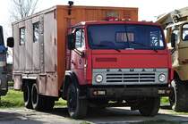 Kamaz mit Werkstattkofferaufbau im Technik-Museum Ptnitz, 15.04.2010