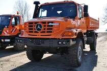 gestatten  ZETROS , neues Mitglied in der Mercedes-Benz NFZ Familie zu Gast auf dem neuen Off-Road-Kurs im Technik-Museum Ptnitz am 15.04.2010