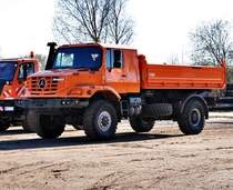 gelungener Wurf - endlich mal wieder ein Hauber, Mercedes-Benz ZETROS, neues Mitglied in der  NFZ Familie zu Gast auf dem neuem Off-Road-Kurs im Technik-Museum Ptnitz am 15.04.2010