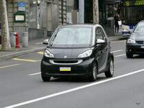 Schwarzer Smart in Lausanne am 27.03.2010