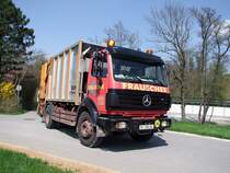 MB von Frauscher bei der Abholtour der  Gelben-Scke  in Hohenzell;100419