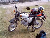 Ein Simson S51 Enduro vom Baujahr 1984 in Drehbach