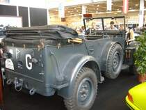 Horch, mittlerer Einheits PKW (Sdkfz. 15). 1940-1943 wurde mit dem 8-Zylindermotor des Horch 901 angetrieben. Technoclassica.
