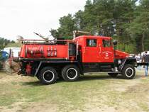 Lschfahrzeug G 5 (Heckansicht) -Feuerwehr- aus dem Mrkisch Oderland-Kreis beim Ostfahrzeug-treffen Finowfurt 24.04.2010 
