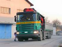 Scania 124 G 470 in Tuffelen am 24.03.2010