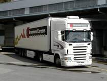 Scania R 420 Sattelschlepper in Ins am 04.04.2010