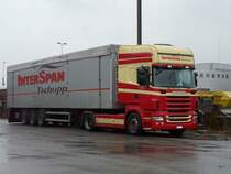 Scania R 420 Sattelschlepper in Biel am 21.03.2010