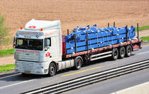 DAF XF  Braanker Logistics  auf der A61 bei Heimerzheim - 28.04.2010