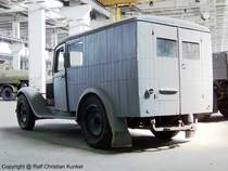 Mercedes-Benz Funkwagen von 1928 - im Bestand der Kieker-Sammlung - fotografiert zum Militrfahrzeug-Treffen in Kummersdorf-Gut am 04.07.2009 - Copyright @ Ralf Christian Kunkel 