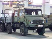 Mercedes-Benz Unimog U 1300 L mit Doppelkabine - Bundeswehr - im Bestand der Kieker-Sammlung - fotografiert zum Militrfahrzeug-Treffen in Kummersdorf-Gut am 04.07.2009 - Copyright @ Ralf Christian Kunkel 