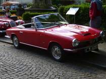 Glas 1300GT Roadster-Cabriolet. Von 1965-1967 wurden 363 des von Frua (Turin) gezeichneten Cabrio´s verkauft. Oldtimertreff des AC-Kettwig.