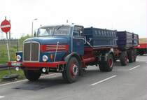 Top restaurierter H6 nebst Anhnger.Gesehen am 02.05.10 zum 13. Oldtimertreffen in Werdau.