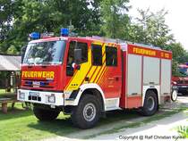 Hilfeleistungslschfahrzeug HLF 20/16 der Feuerwehr Stadt Baruth/Mark auf einem Iveco-Magirus Eurofire tector FF 140 E 28 W - Baujahr 2005 
- fotografiert am 04.07.2009 beim Feuerwehrfest in Baruth/Mark Land Brandenburg - Copyright @ Ralf Christian Kunkel