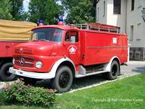 Tanklschfahrzeug  TLF 16/24 der Feuerwehr Dornswalde Orsteil der Stadt Baruth auf einem Mercedes-Benz LAF 1113, Aufbau Ziegler - Baujahr 1963 - fotografiert am 04.07.2009 beim Feuerwehrfest in Baruth/Mark Land Brandenburg - Copyright @ Ralf Christian Kunkel