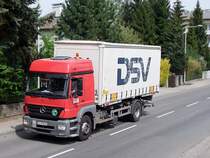 ACTROS1828 ist mit einem DSV-Wab unterwegs;100430