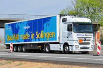 MB Actros 1844  Schnug Spedition , Kofferaufbau, A61 bei Heimerzheim 28.04.2010