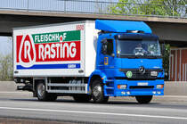 MB Atego 1828  RASTING Fleisch , A61 bei Heimerzheim 28.04.2010