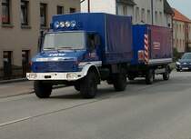 Das Rgener THW war am 29.April 2010 in Bergen/Rgen unterwegs.