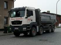 MAN-Kipper am 29.Mai 2010 in Bergen/Rgen.