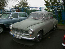 Wartburg 312 im Dresdener Alberthafen zum Dresdener Oldtimermakt 2009