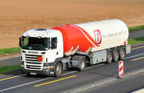 Scania R 480 Tankauflieger  ED , A61 bei Heimerzheim 04.05.2010