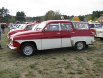 Kombi Wartburg 1000 (312) Camping aus dem Landkreis Barnim beim Ostfahrzeug-Treffen Finowfurt 24.04.2010