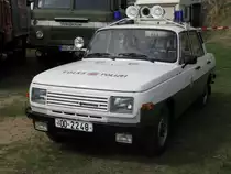 Limousine Wartburg 353 der Volkspolizei beim Ostfahrzeug-Treffen Finowfurt 24.04.2010