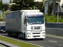 MAN Satelschlepper unterwegs bei Wieden-Heinr�ti am 22.04.2010