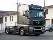 MAN TGX 18.480 Zugmaschine Abgestellt in Biel-B�zingen am 18.04.2010