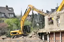 CAT 329 D LN Raupenbagger bei Abri�arbeiten in Bonn - 27.04.2010