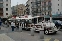 Stadtrundfahrtbahn in Ste/Frankreich gesehen am 01.05.2010