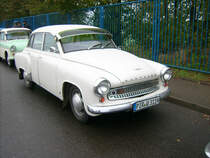 Wartburg 311 im Dresdener Alberthafen zum Dresdener Oldtimermakt 2009