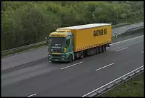 MAN-Sattelzug, auf der A2, bei Lehrte am 11.05.2010.